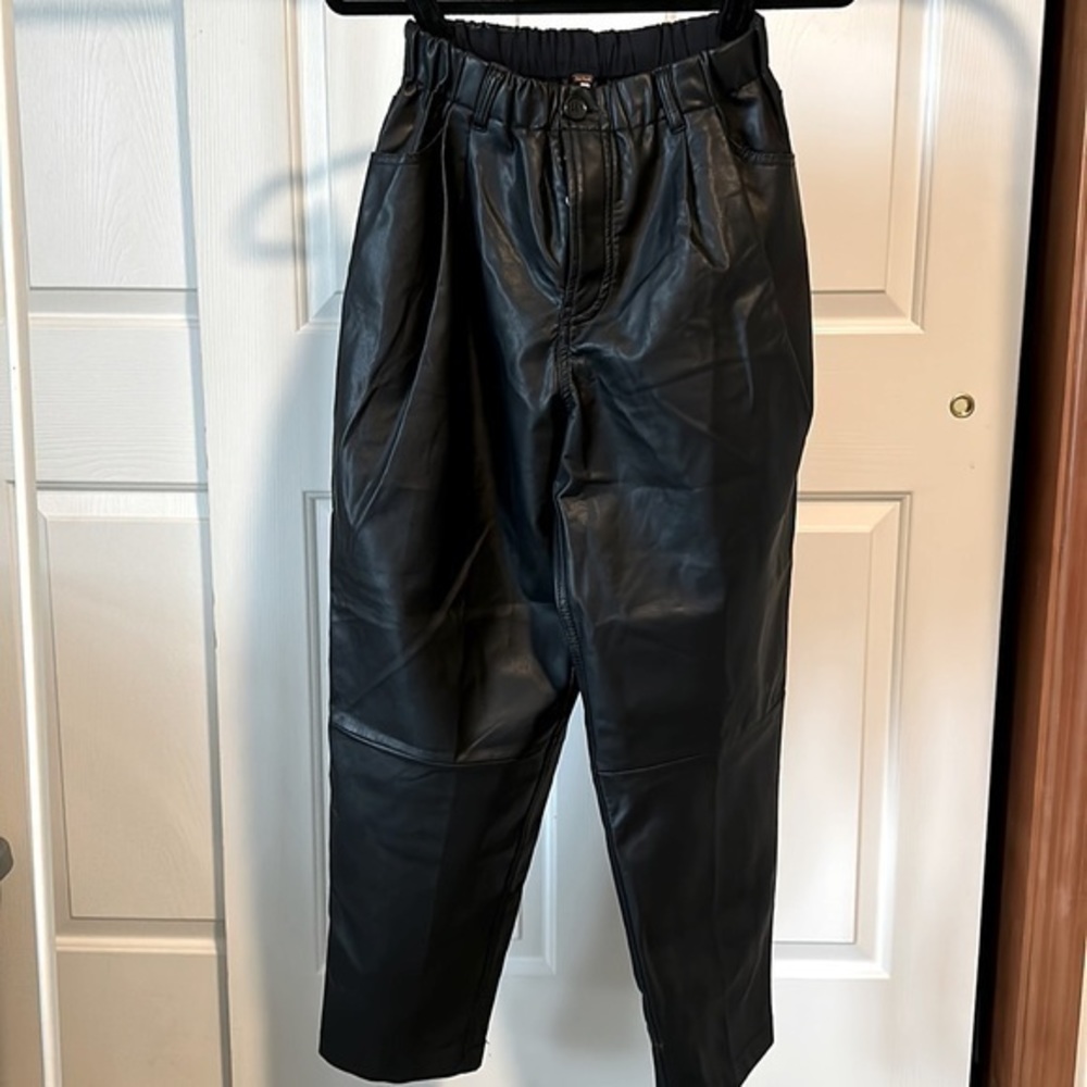 Free People Faux Leather Pants
